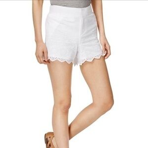 New Women’s Maison Jules Bright White Shorts sz 12